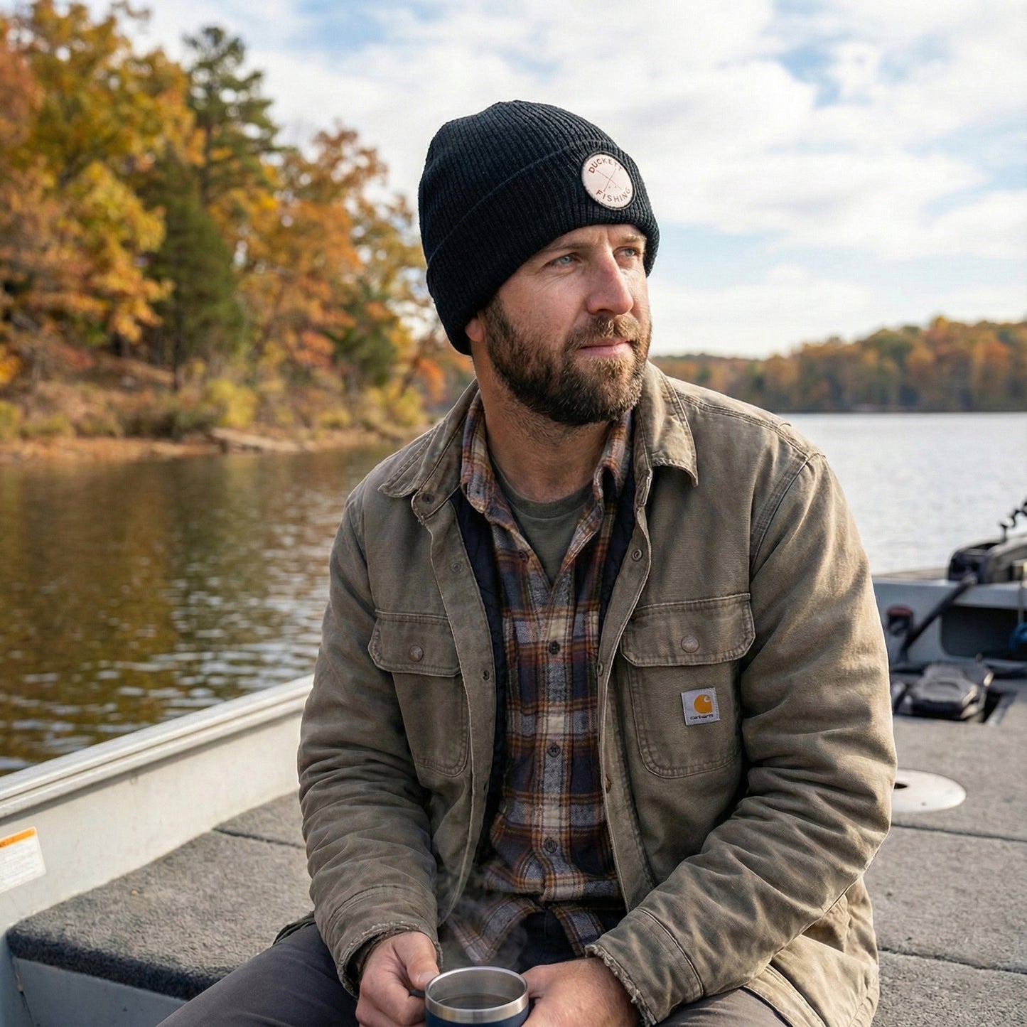 Duckett Round Patch Beanie