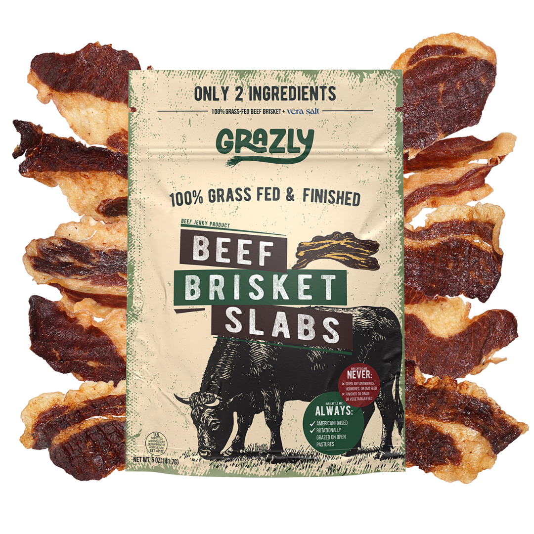 Grazly  Beef Brisket Slabs - 100% Grass-Fed & Finished