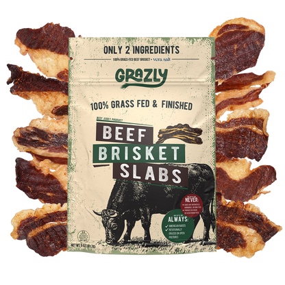 Grazly  Beef Brisket Slabs - 100% Grass-Fed & Finished