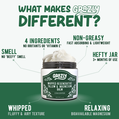 Grazly  Dead Sea Magnesium & Tallow Balm