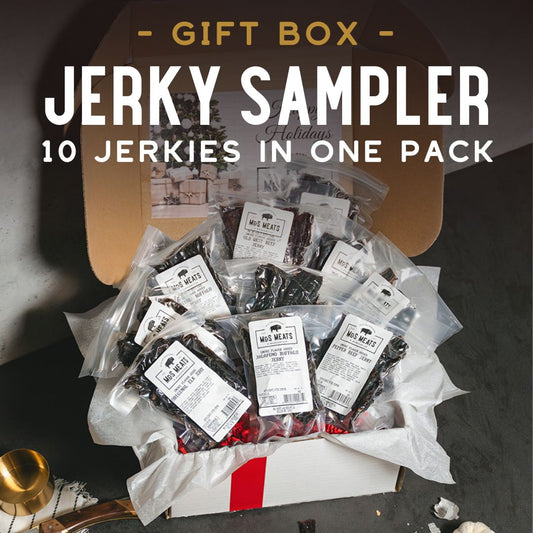 M&S Meats Montana Gift Box:The Jerky Sampler - You Deserve It All!