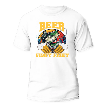 Outdoorzees Beer Fishy Fishy 2 Man T-Shirt