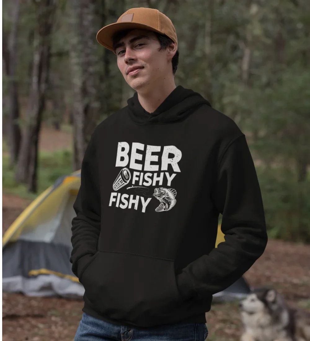 Outdoorzees Beer Fishy Fishy Unisex Hoodie