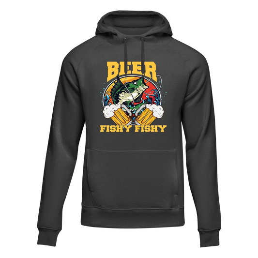 Outdoorzees Beer Fishy Fishy 2 Unisex Hoodie