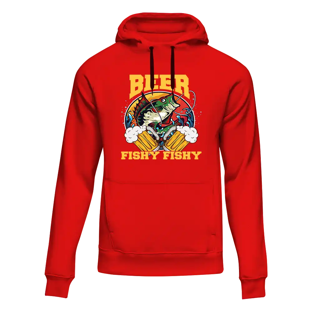 Outdoorzees Beer Fishy Fishy 2 Unisex Hoodie