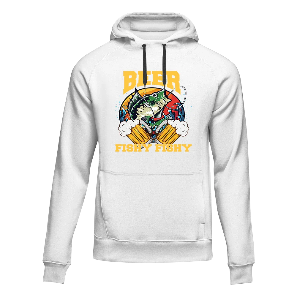 Outdoorzees Beer Fishy Fishy 2 Unisex Hoodie