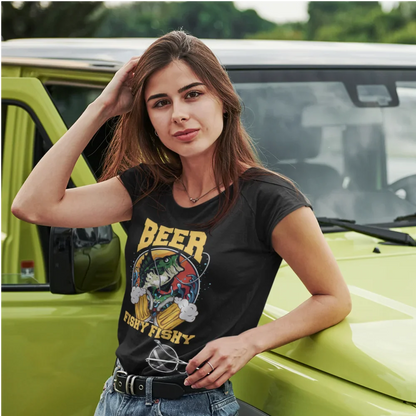 Outdoorzees Beer Fishy Fishy 2 T-Shirt for Women