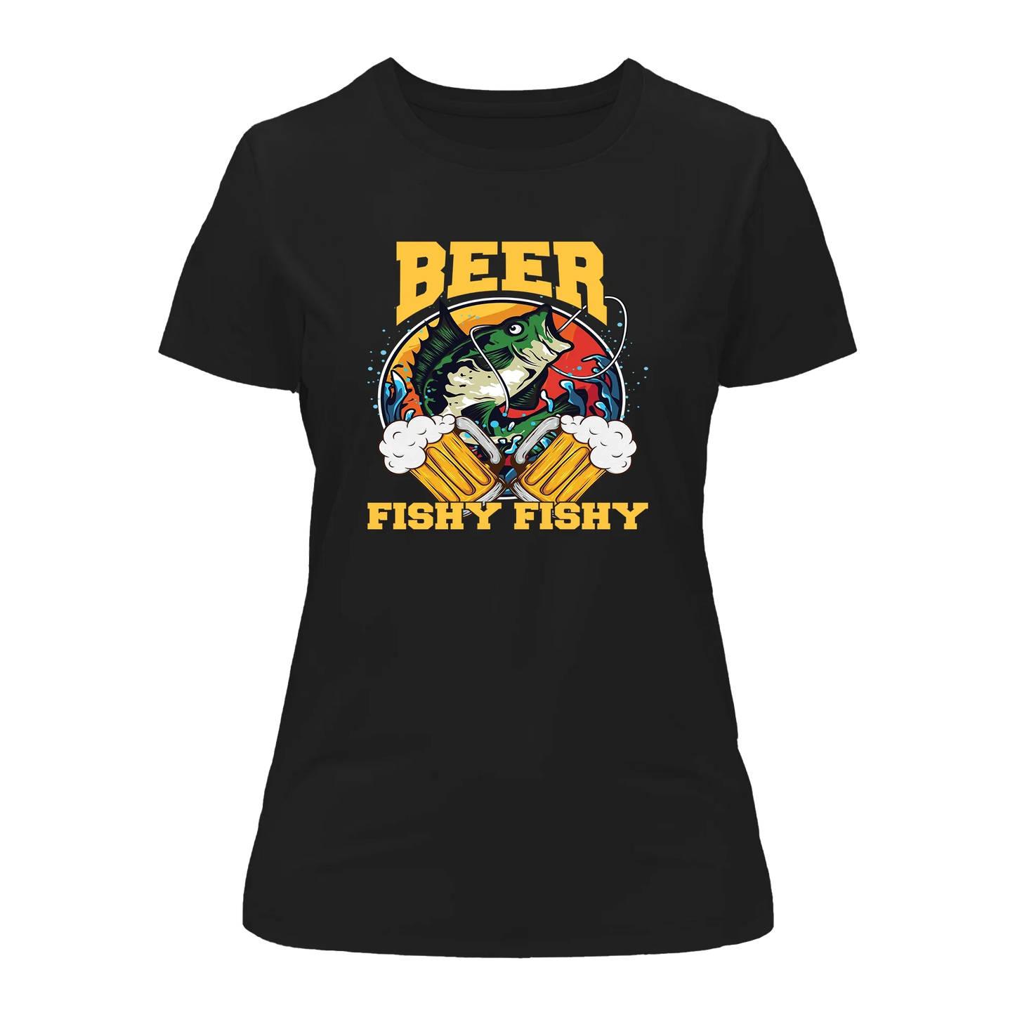 Outdoorzees Beer Fishy Fishy 2 T-Shirt for Women