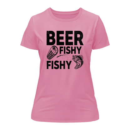 Outdoorzees Beer Fishy Fishy T-Shirt for Women