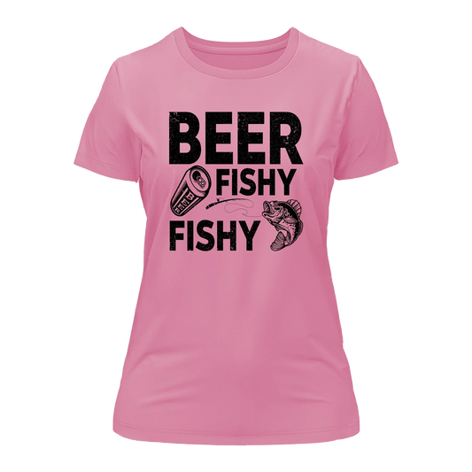 Outdoorzees Beer Fishy Fishy T-Shirt for Women