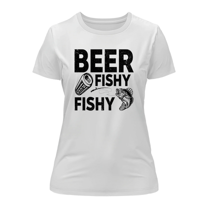 Outdoorzees Beer Fishy Fishy T-Shirt for Women