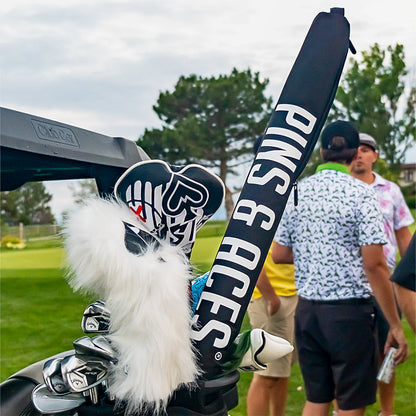 Pins and Aces Beer Sleeve - Black