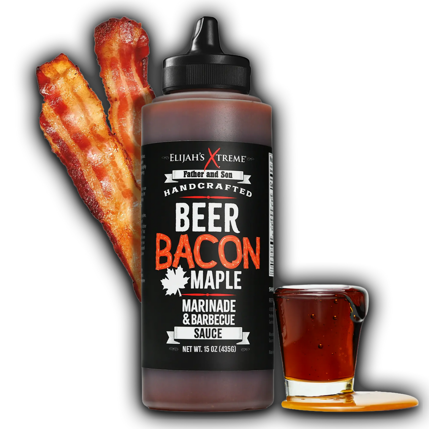 Elijah's Xtreme Beer Bacon Maple BBQ Sauce
