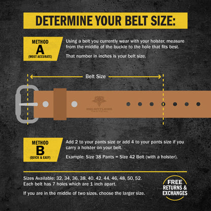 Relentless Tactical The Ultimate Concealed Carry CCW Gun Belt - Basketweave - Made In USA - Lifetime Warranty