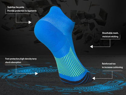 Nailed Golf Compression Socks - Quick-Dry Low-Cut