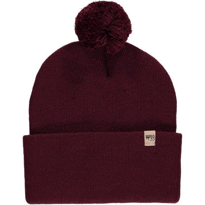 Minus33 Midweight - Everyday Knit Cuff Pom Beanie 100% Merino Wool