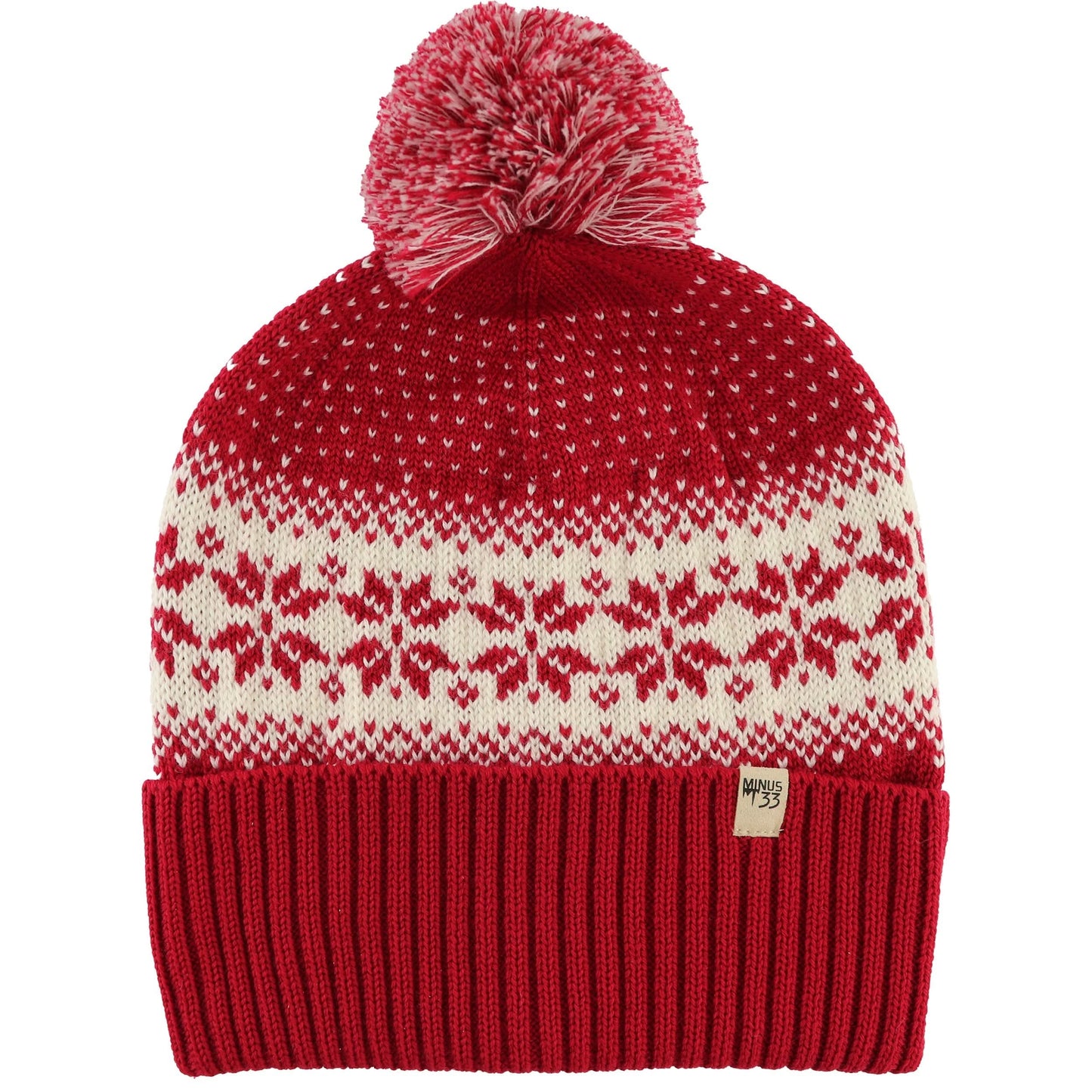 Minus33 Midweight - Everyday Knit Cuff Pom Beanie 100% Merino Wool