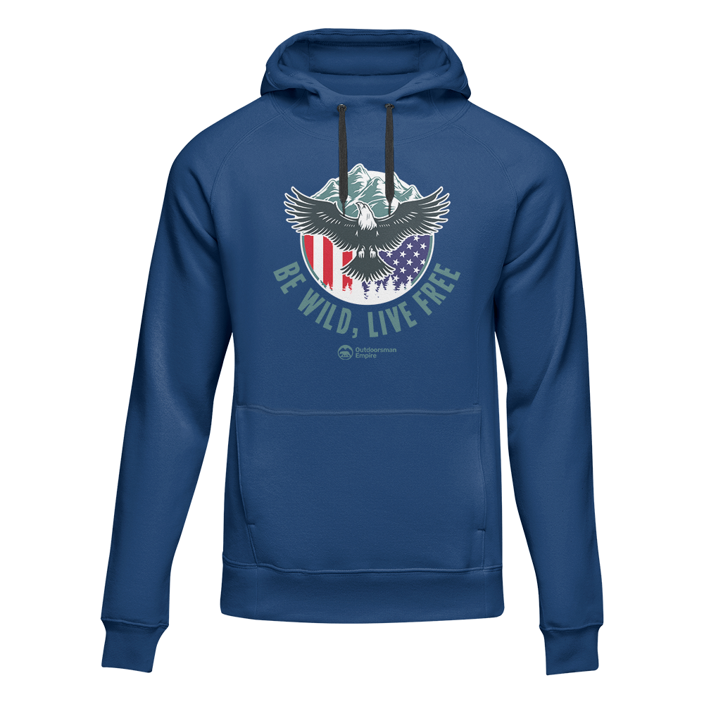Outdoorzees Be Wild Be Free Unisex Hoodie