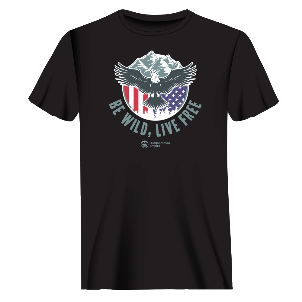 Outdoorzees Be Wild Be Free Man T-Shirt