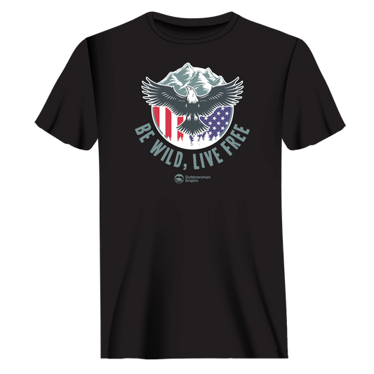 Outdoorzees Be Wild Be Free Man T-Shirt