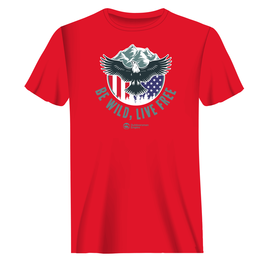 Outdoorzees Be Wild Be Free Man T-Shirt