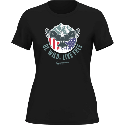 Outdoorzees Be Wild Be Free T-Shirt for Women