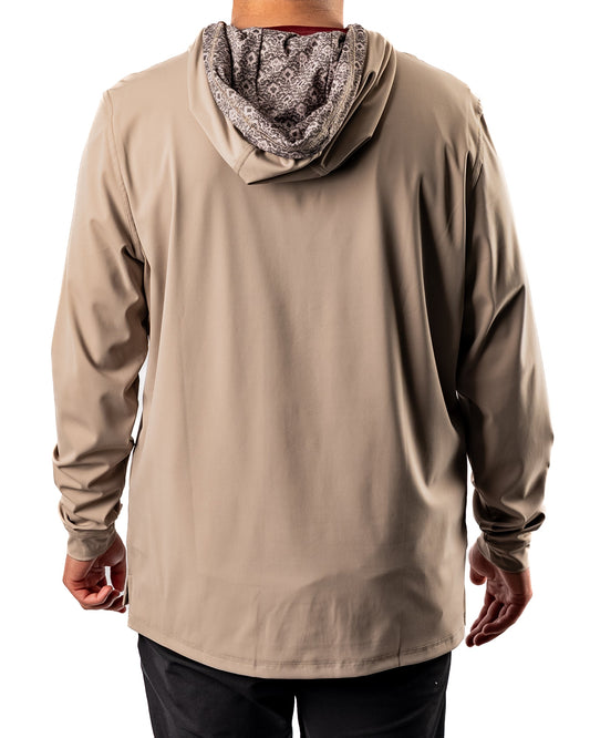 Pins and Aces Performance Golf Hoodie - Big Blind Ash