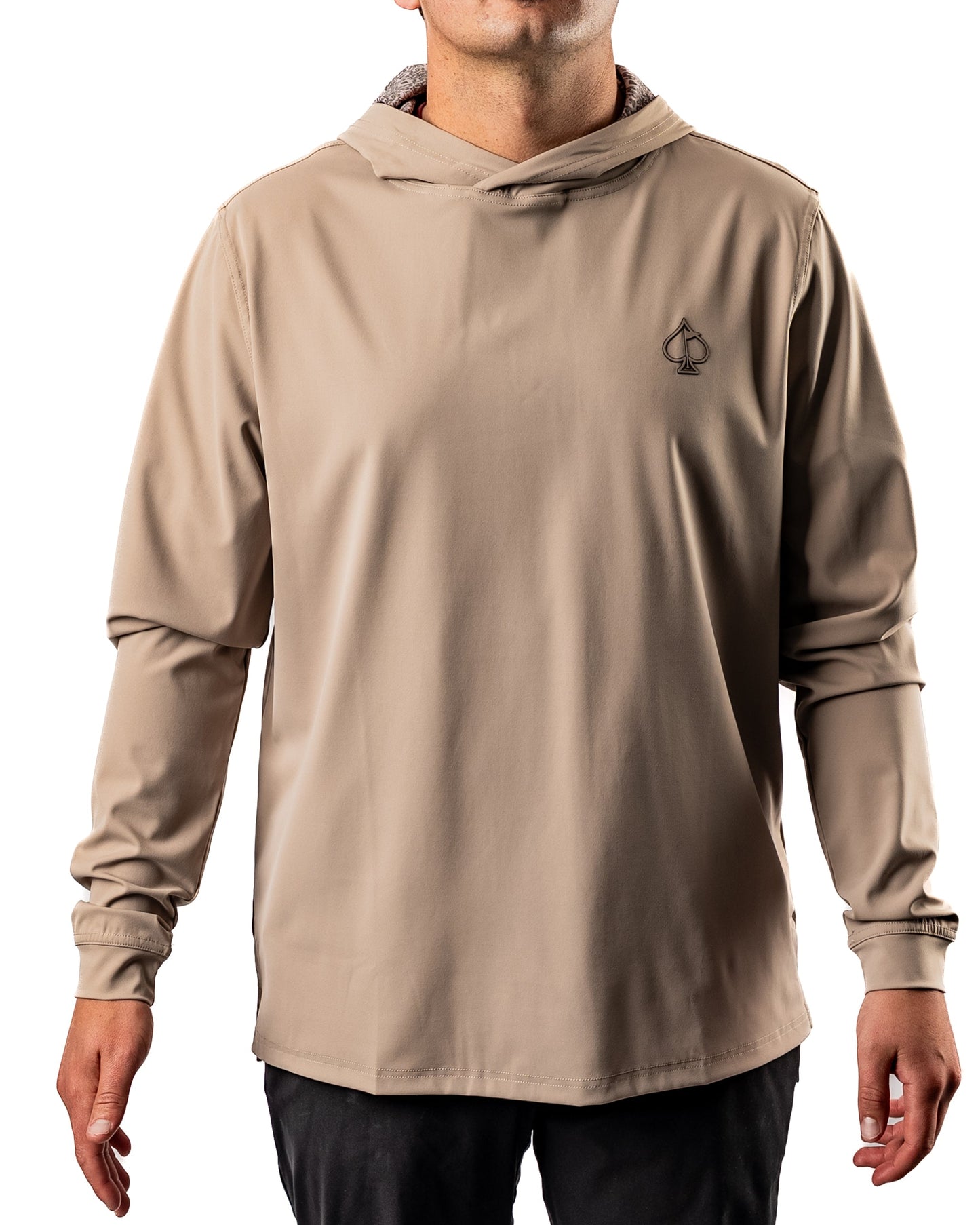Pins and Aces Performance Golf Hoodie - Big Blind Ash