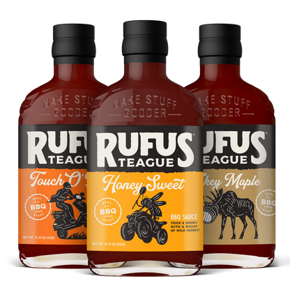 Rufus Teague The BIG 3 BBQ Sauces