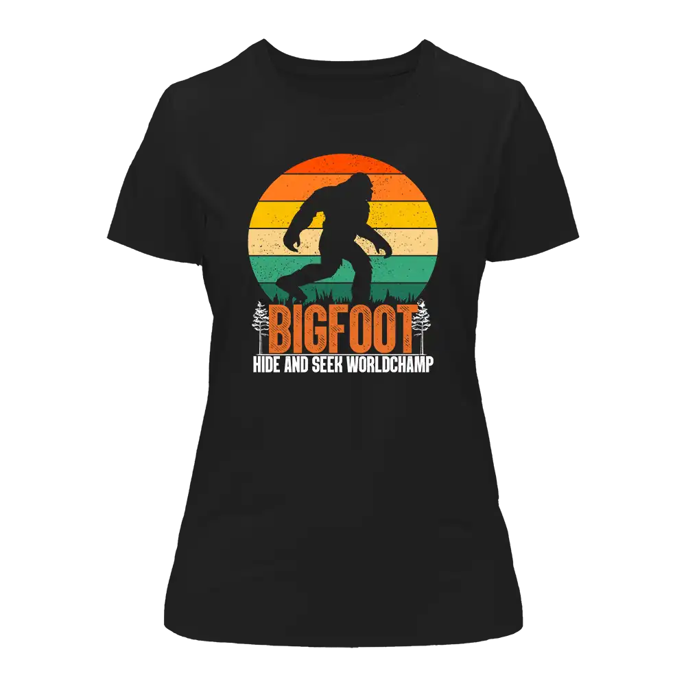 Outdoorzees Bigfoot Hide And Seek T-Shirt for Women