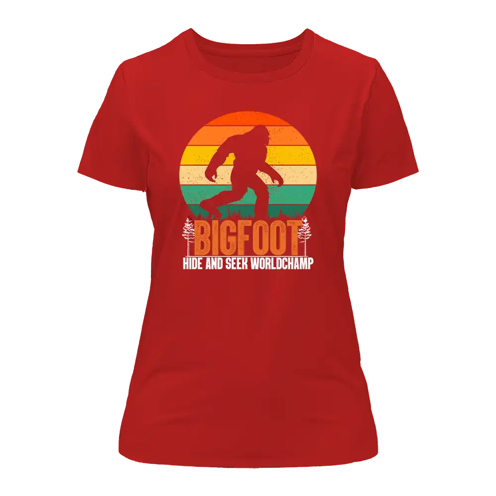 Outdoorzees Bigfoot Hide And Seek T-Shirt for Women