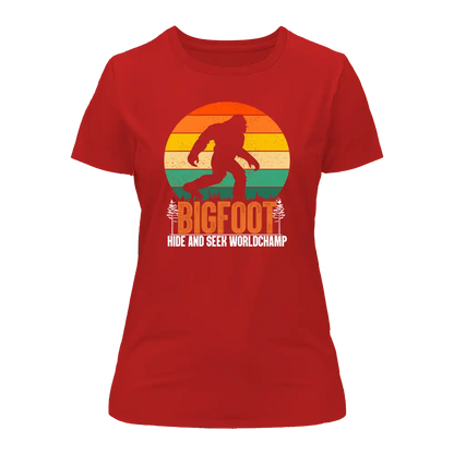 Outdoorzees Bigfoot Hide And Seek T-Shirt for Women