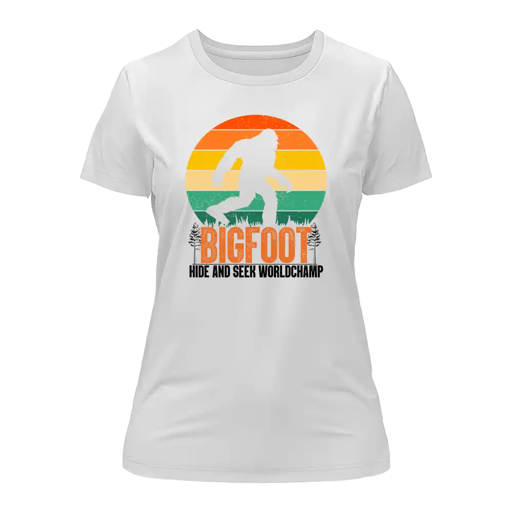 Outdoorzees Bigfoot Hide And Seek T-Shirt for Women