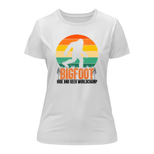 Outdoorzees Bigfoot Hide And Seek T-Shirt for Women