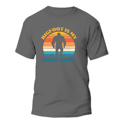 Outdoorzees Bigfoot Is My Spirit Animal Man T-Shirt