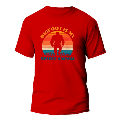 Outdoorzees Bigfoot Is My Spirit Animal Man T-Shirt