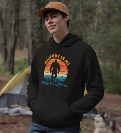 Outdoorzees Bigfoot Is My Spirit Animal Unisex Hoodie