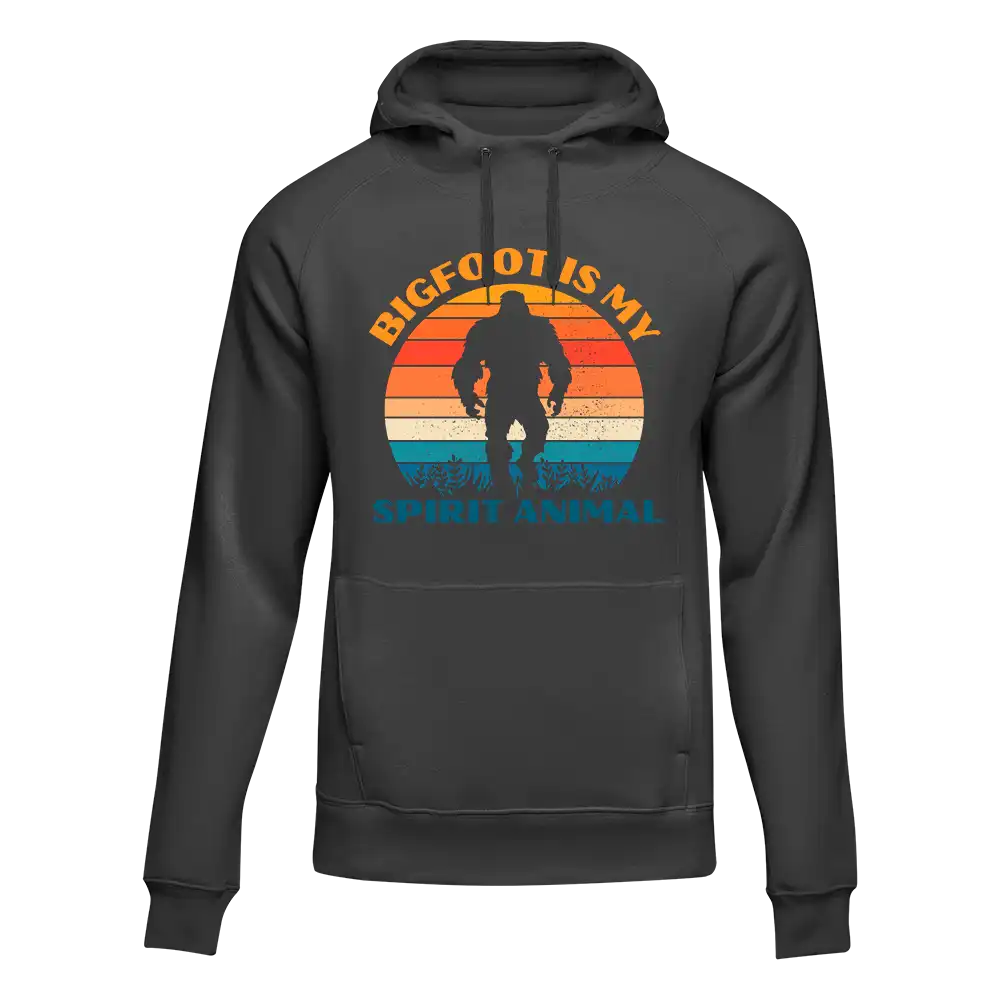 Outdoorzees Bigfoot Is My Spirit Animal Unisex Hoodie