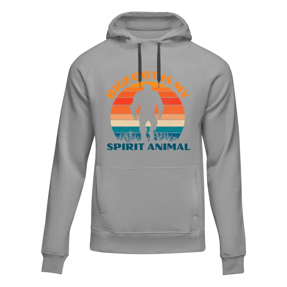 Outdoorzees Bigfoot Is My Spirit Animal Unisex Hoodie
