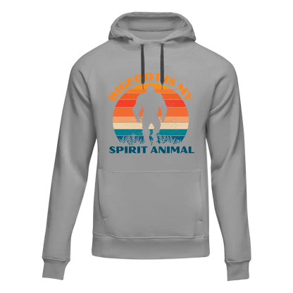 Outdoorzees Bigfoot Is My Spirit Animal Unisex Hoodie