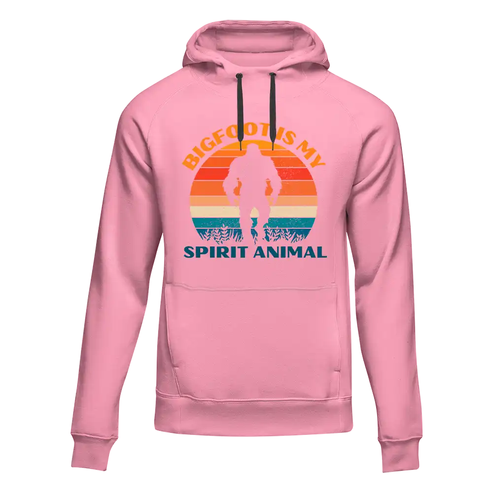 Outdoorzees Bigfoot Is My Spirit Animal Unisex Hoodie
