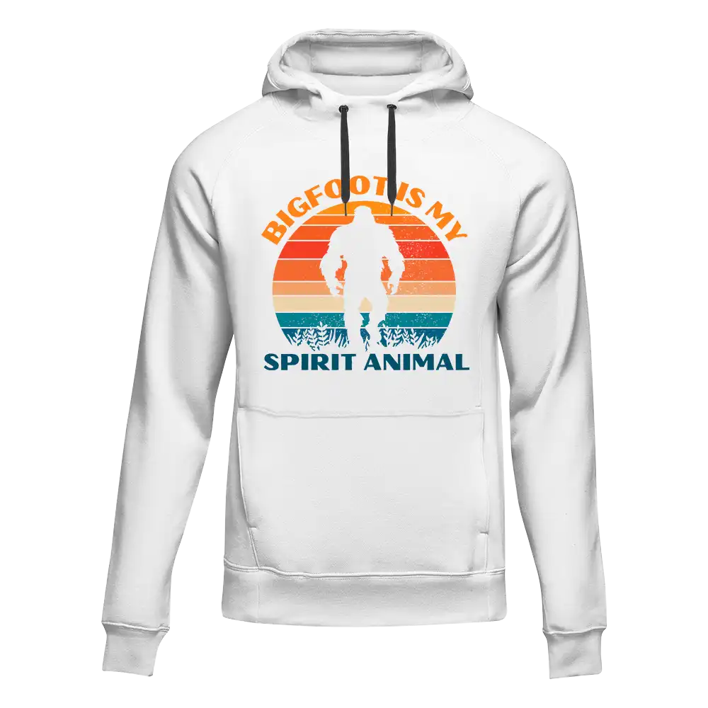 Outdoorzees Bigfoot Is My Spirit Animal Unisex Hoodie