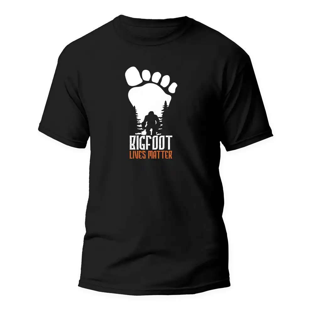 Outdoorzees Bigfoot Lives Matter Man T-Shirt