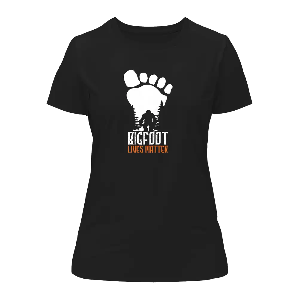 Outdoorzees Bigfoot Lives Matter T-Shirt for Women