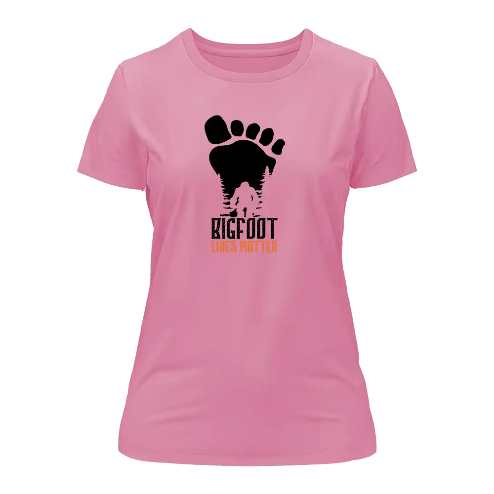 Outdoorzees Bigfoot Lives Matter T-Shirt for Women