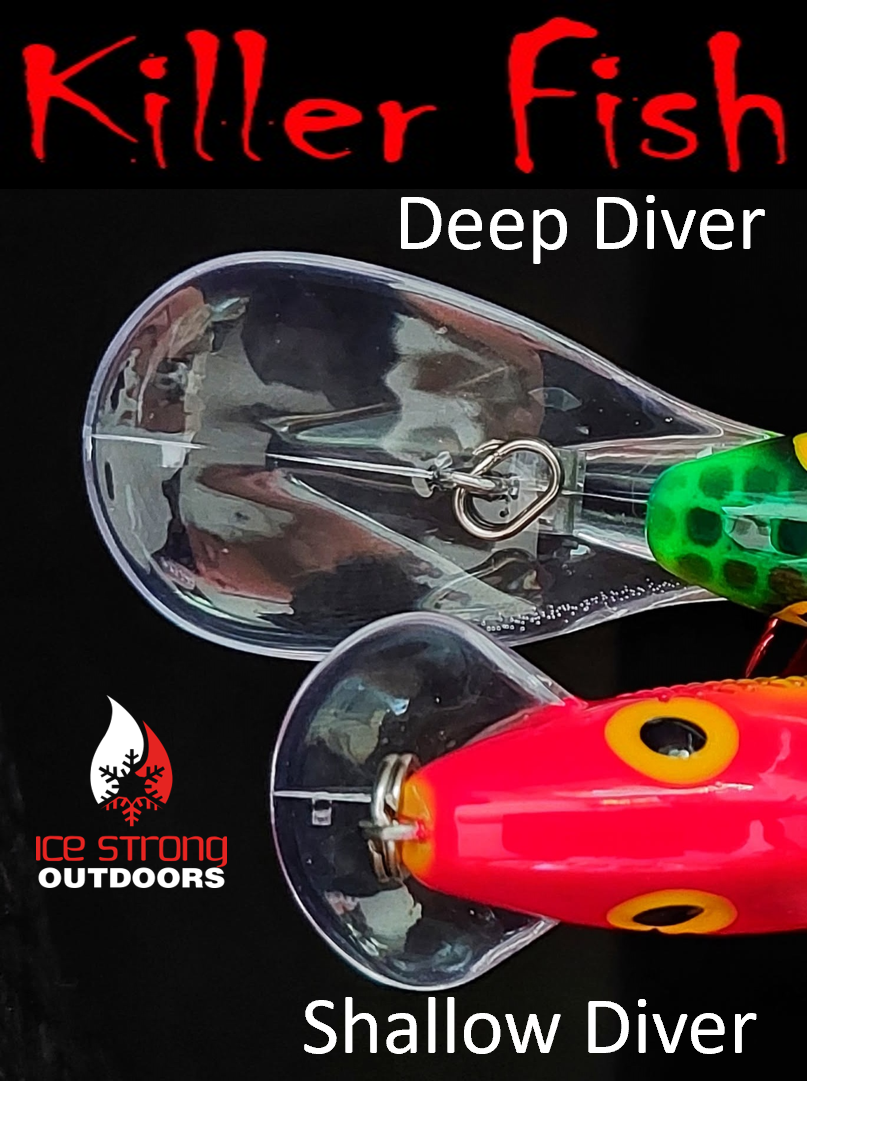 Ice Strong Outdoors - Killer Fish - Rattling DEEP Diver UV