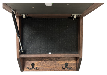 Bellewood Designs - Birds in a Tree Gun Concealment Decor - Handcrafted Wooden Gun Cabinets - Gun Shelf Hidden Storage for Rifles, Shotguns, & Handguns - Quick Access Hidden Wall Safe