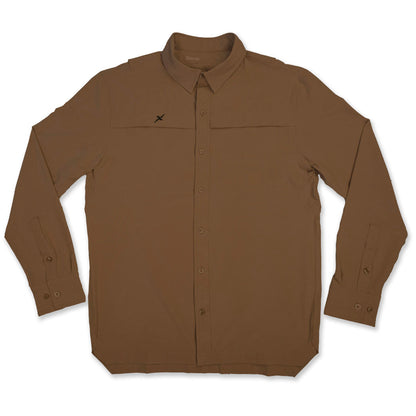 Xotic - Long Sleeve Solid Lifestyle Button Down w/ REPEL-X