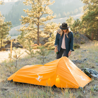 Survival Frog Solo Bivy 1-Person Tent - Orange