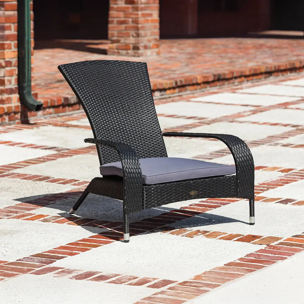 Balkene Home Black Coconino Wicker Chair